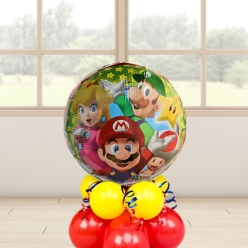 Super Mario Airfill Mini Balloon Column Kit - 14pc